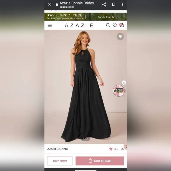 Poshmark azazie hot sale